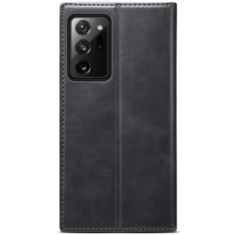 Flipové Pouzdro Na Samsung Galaxy Note 20 Ultra Kožené Pouzdro Folio Flip Style Kůže