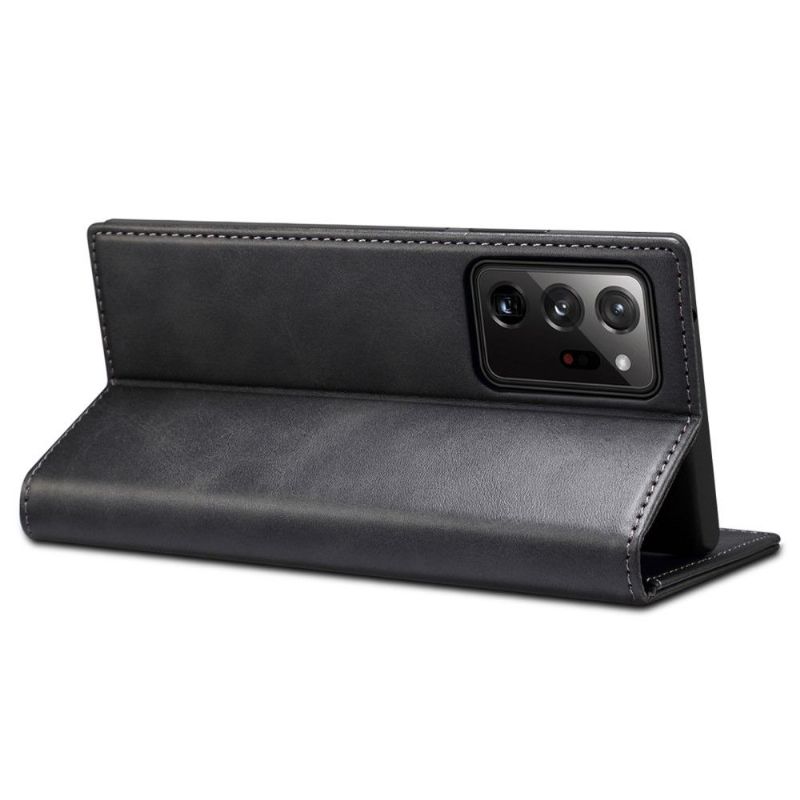 Flipové Pouzdro Na Samsung Galaxy Note 20 Ultra Kožené Pouzdro Folio Flip Style Kůže