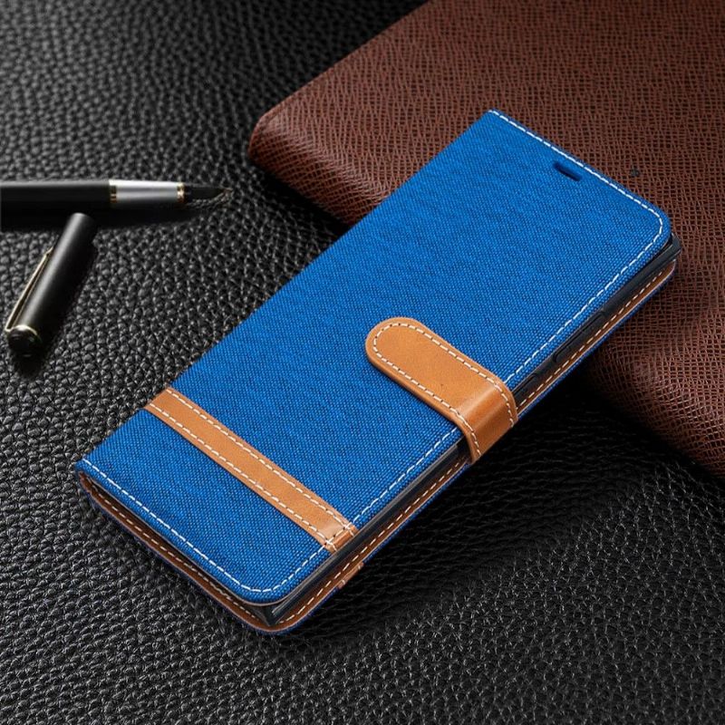 Flipové Pouzdro Na Samsung Galaxy Note 20 Ultra Látkový Potah
