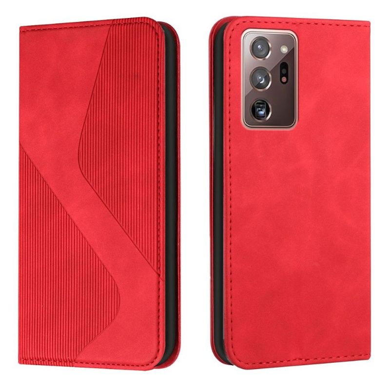 Flipové Pouzdro Na Samsung Galaxy Note 20 Ultra Podnikání Ve Tvaru S