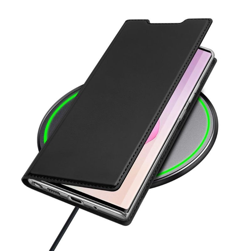 Flipové Pouzdro Na Samsung Galaxy Note 20 Ultra Saténový Povlak