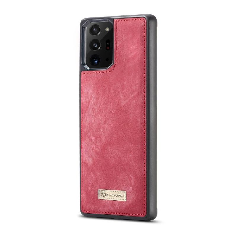 Kryt Flipové Pouzdro Na Samsung Galaxy Note 20 Ultra 2v1 Červená Zelená