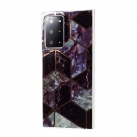 Kryt Na Samsung Galaxy Note 20 Ultra Geometrické - Námořnická Modř
