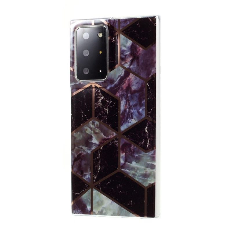 Kryt Na Samsung Galaxy Note 20 Ultra Geometrické - Námořnická Modř