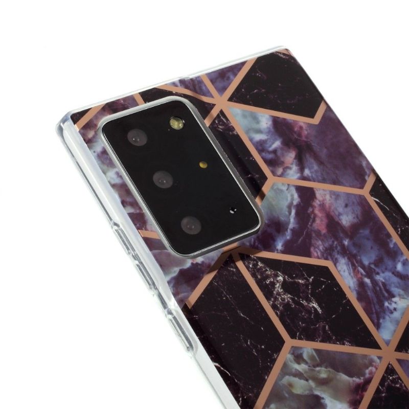 Kryt Na Samsung Galaxy Note 20 Ultra Geometrické - Námořnická Modř