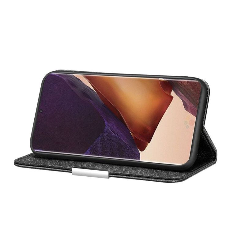 Kryty Na Mobil Na Samsung Galaxy Note 20 Ultra Flipové Pouzdro Zrnité Umělé Kůže