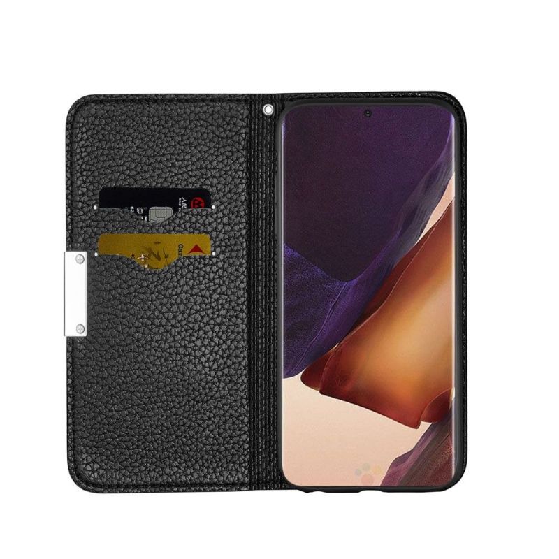 Kryty Na Mobil Na Samsung Galaxy Note 20 Ultra Flipové Pouzdro Zrnité Umělé Kůže