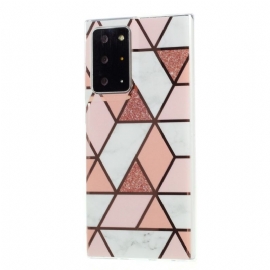 Kryty Na Mobil Na Samsung Galaxy Note 20 Ultra Geometrická - Růžová