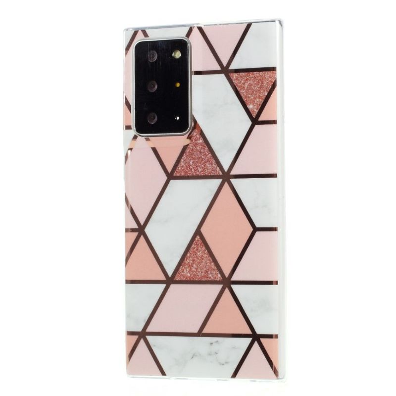 Kryty Na Mobil Na Samsung Galaxy Note 20 Ultra Geometrická - Růžová