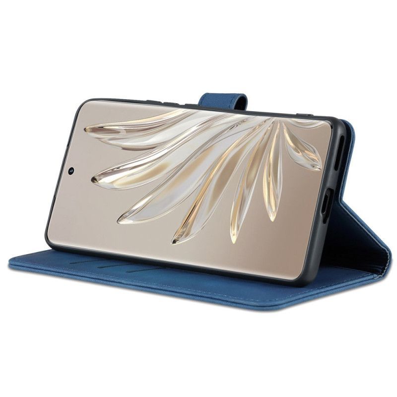 Flipové Pouzdro Na Honor 70 Kožený Efekt Azns