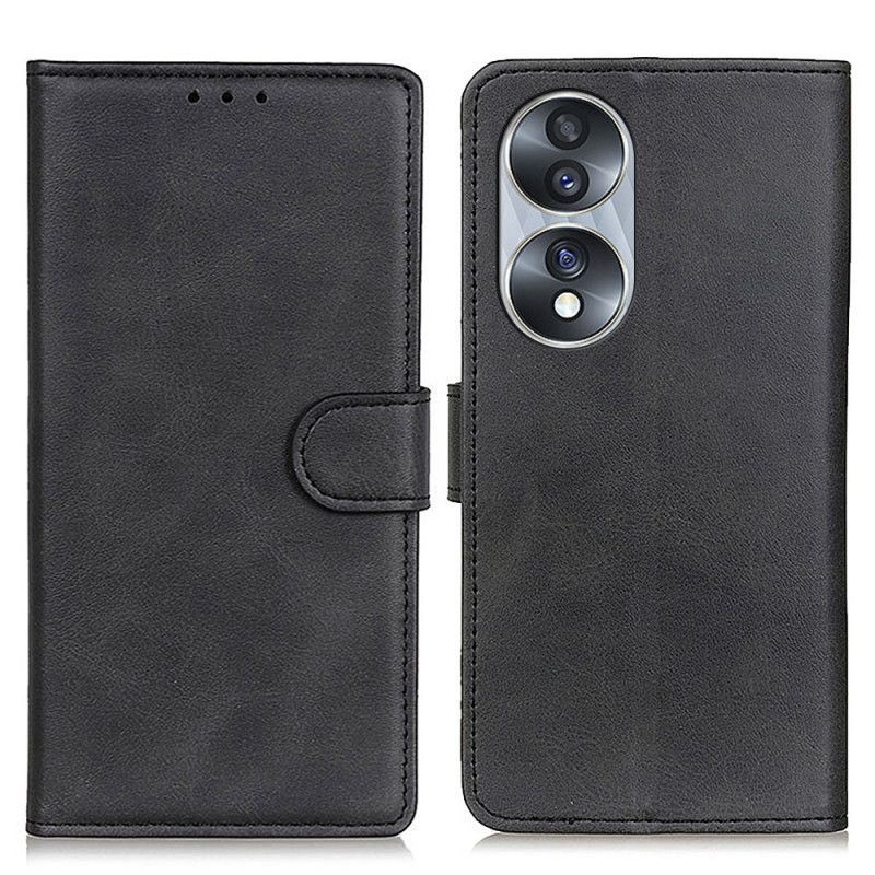 Kožené Pouzdro Na Honor 70 Matná Umělá Kůže