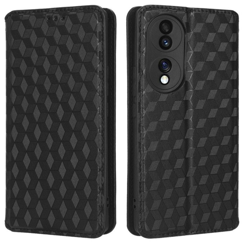 Kryty Na Mobil Na Honor 70 Flipové Pouzdro 3d Kostky