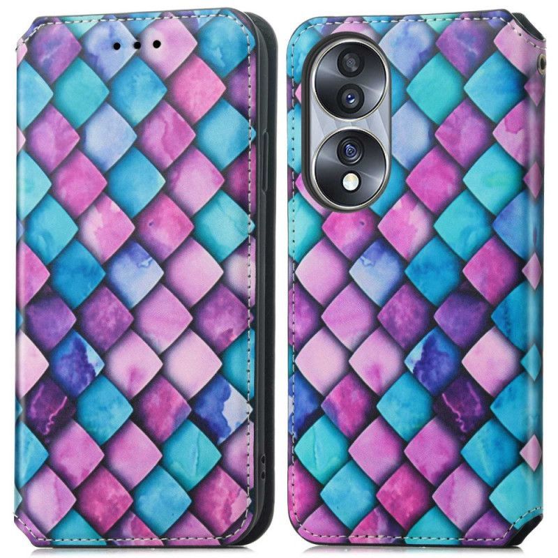 Kryty Na Mobil Na Honor 70 Flipové Pouzdro Design Caseneo Rfid