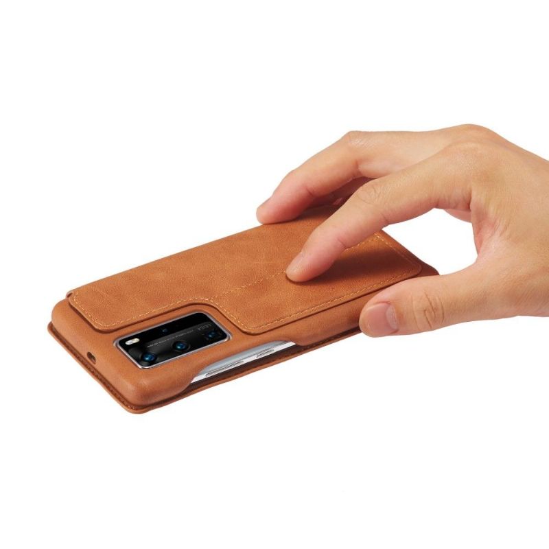 Flipové Pouzdro Na Huawei P40 Kožené Pouzdro Umělá Kůže