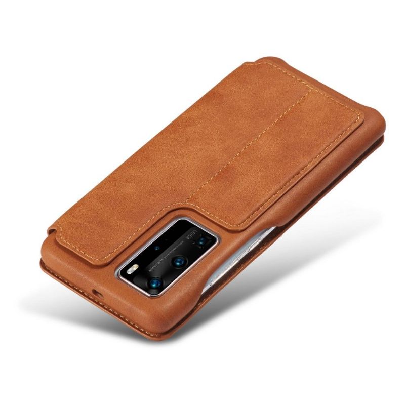 Flipové Pouzdro Na Huawei P40 Kožené Pouzdro Umělá Kůže
