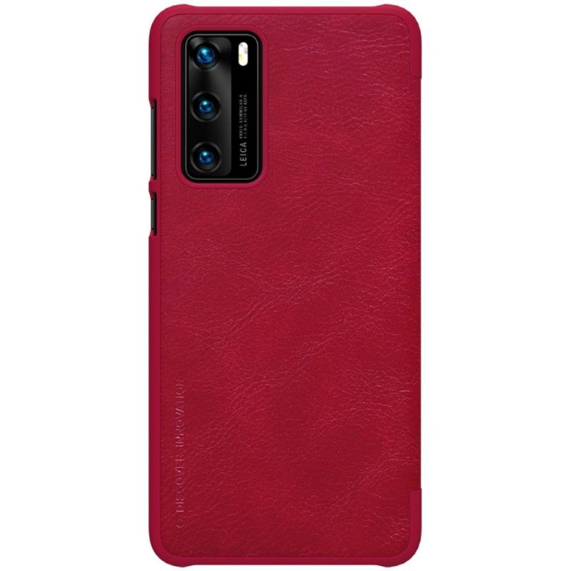 Flipové Pouzdro Na Huawei P40 Řada Qin Nillkin Faux Leather
