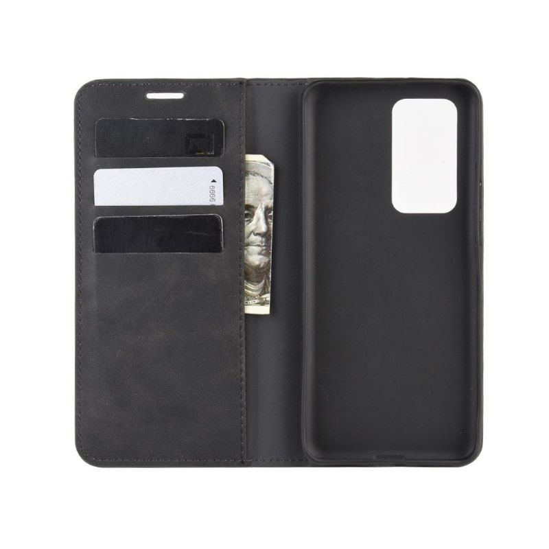 Pouzdra Na Huawei P40 Flipové Pouzdro Elegantní Imitace Kůže