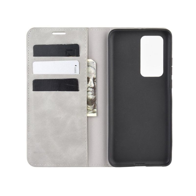 Pouzdra Na Huawei P40 Flipové Pouzdro Elegantní Imitace Kůže