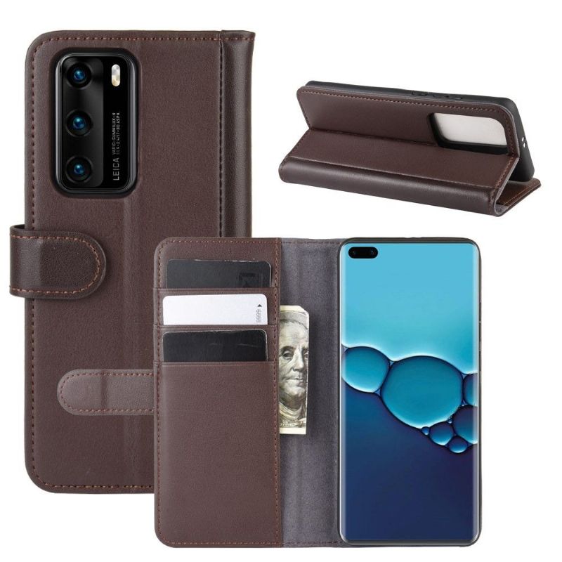 Pouzdra Na Huawei P40 Flipové Pouzdro Prémiová Kůže