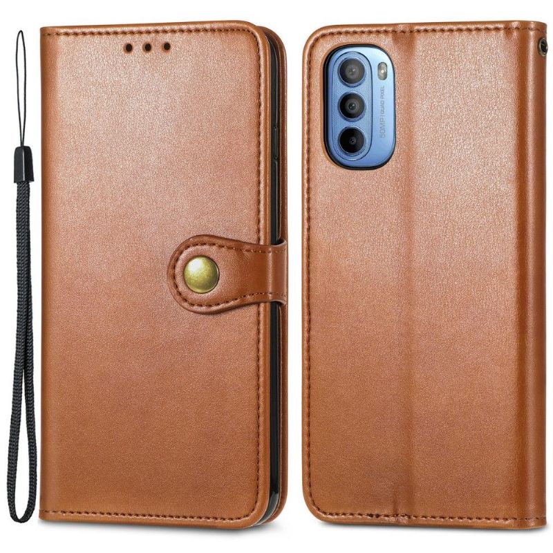 Flipové Pouzdro Na Motorola Moto G31 / Moto G41 Držák Na Karty Z Umělé Kůže Indila