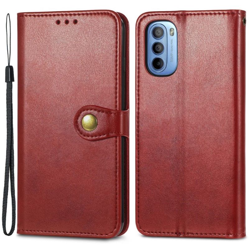 Flipové Pouzdro Na Motorola Moto G31 / Moto G41 Držák Na Karty Z Umělé Kůže Indila