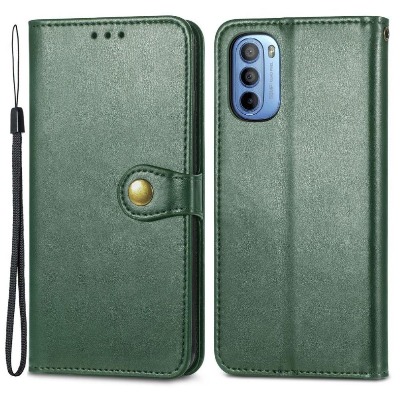 Flipové Pouzdro Na Motorola Moto G31 / Moto G41 Držák Na Karty Z Umělé Kůže Indila