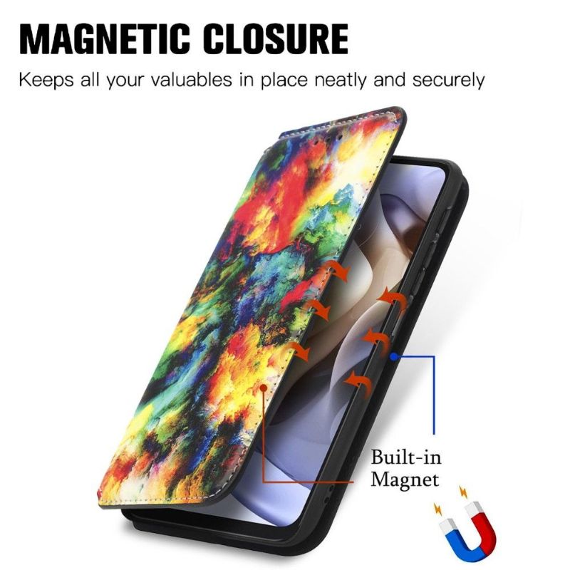 Flipové Pouzdro Na Motorola Moto G31 / Moto G41 Duhový Oblak
