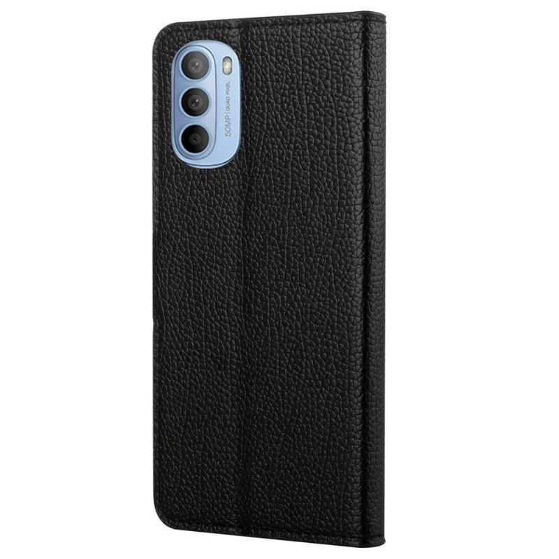 Flipové Pouzdro Na Motorola Moto G31 / Moto G41 Efekt Zrnité Kůže