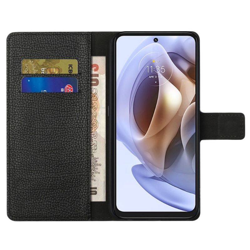 Flipové Pouzdro Na Motorola Moto G31 / Moto G41 Efekt Zrnité Kůže