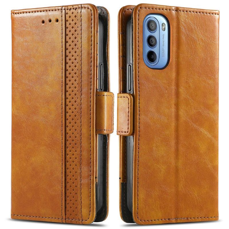 Flipové Pouzdro Na Motorola Moto G31 / Moto G41 Kožené Pouzdro Flip Business