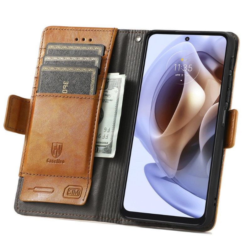 Flipové Pouzdro Na Motorola Moto G31 / Moto G41 Kožené Pouzdro Flip Business