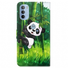 Flipové Pouzdro Na Motorola Moto G31 / Moto G41 Panda Posazená