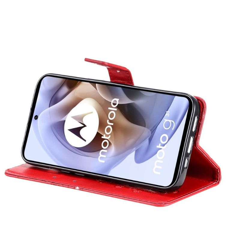 Flipové Pouzdro Na Motorola Moto G31 / Moto G41 Podpora Motýlů Funkcí