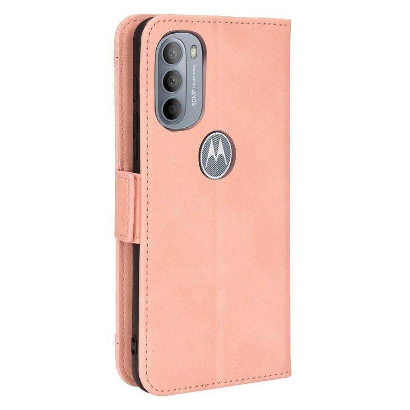 Flipové Pouzdro Na Motorola Moto G31 / Moto G41 Premium S Držitelem Karty