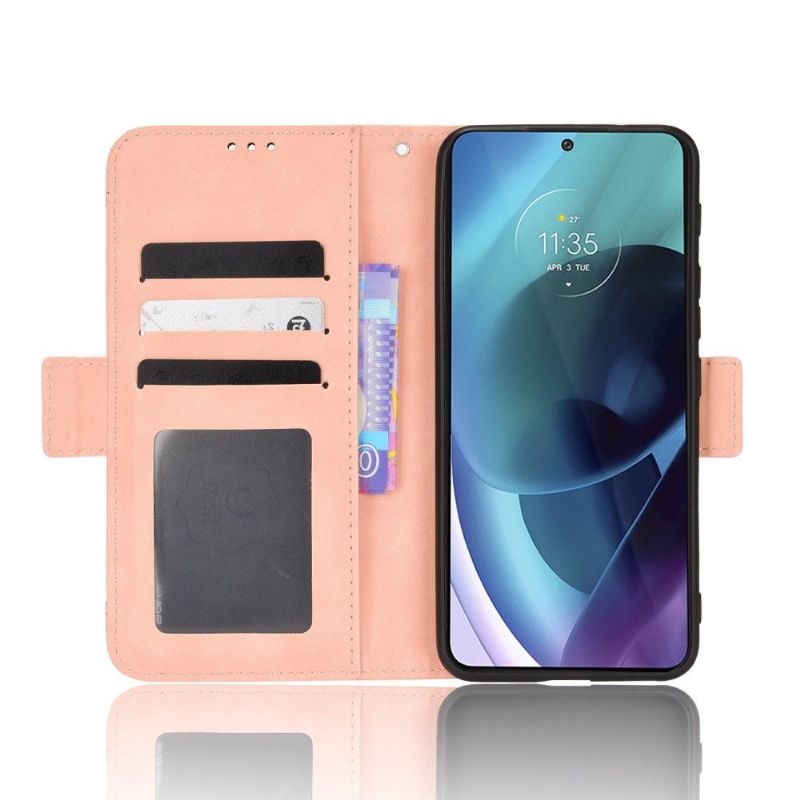 Flipové Pouzdro Na Motorola Moto G31 / Moto G41 Premium S Držitelem Karty