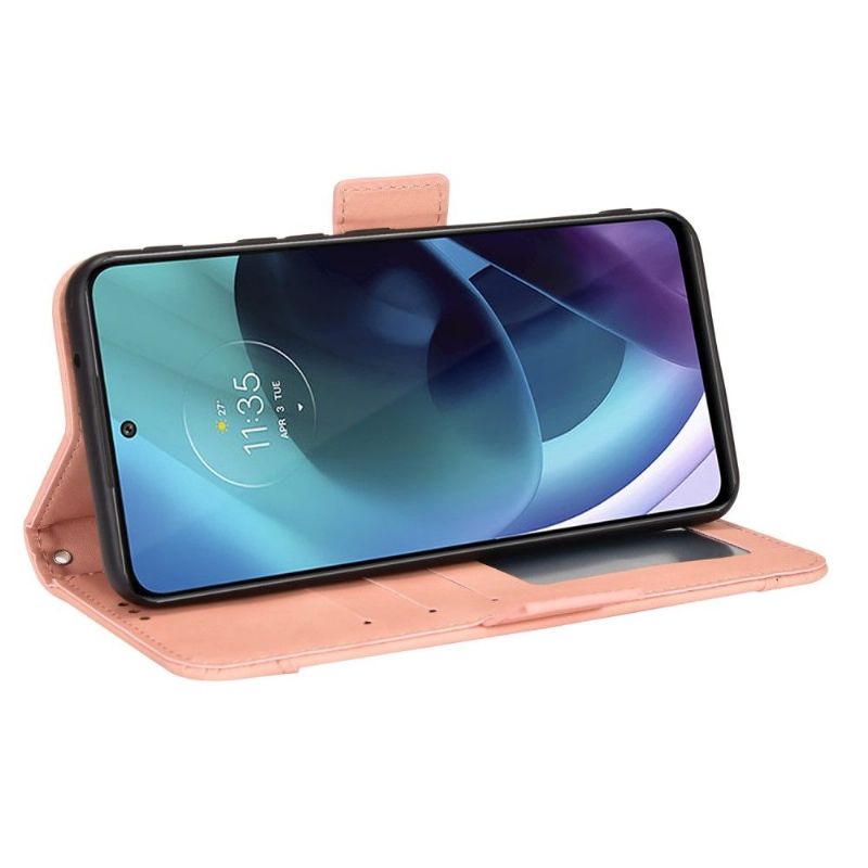 Flipové Pouzdro Na Motorola Moto G31 / Moto G41 Premium S Držitelem Karty