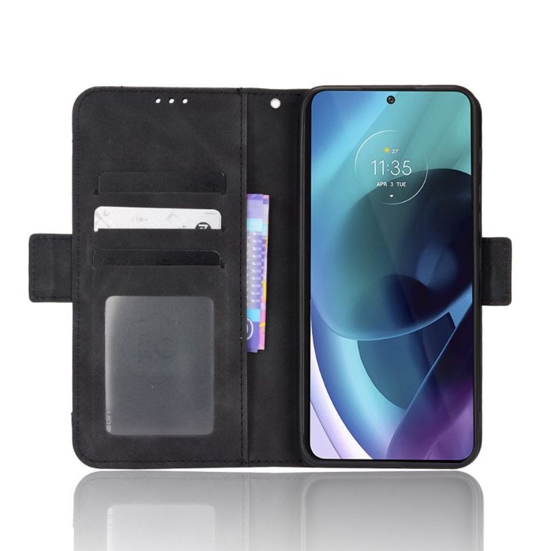 Flipové Pouzdro Na Motorola Moto G31 / Moto G41 Premium S Držitelem Karty