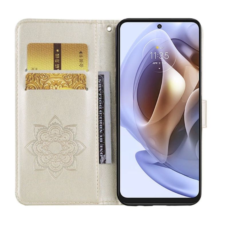 Flipové Pouzdro Na Motorola Moto G31 / Moto G41 Reliéfní Sova