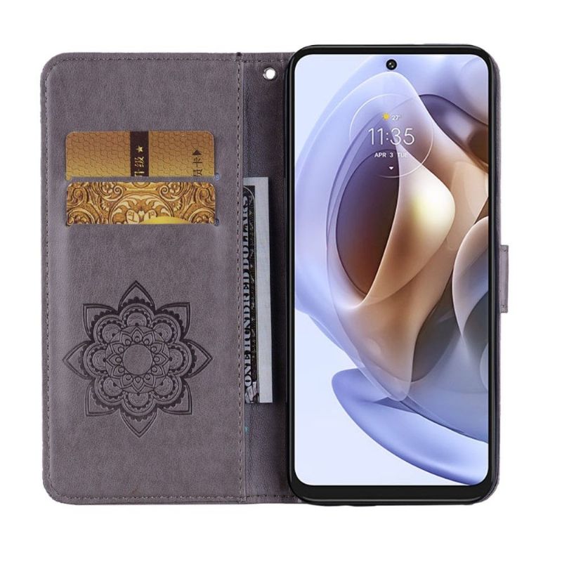 Flipové Pouzdro Na Motorola Moto G31 / Moto G41 Reliéfní Sova