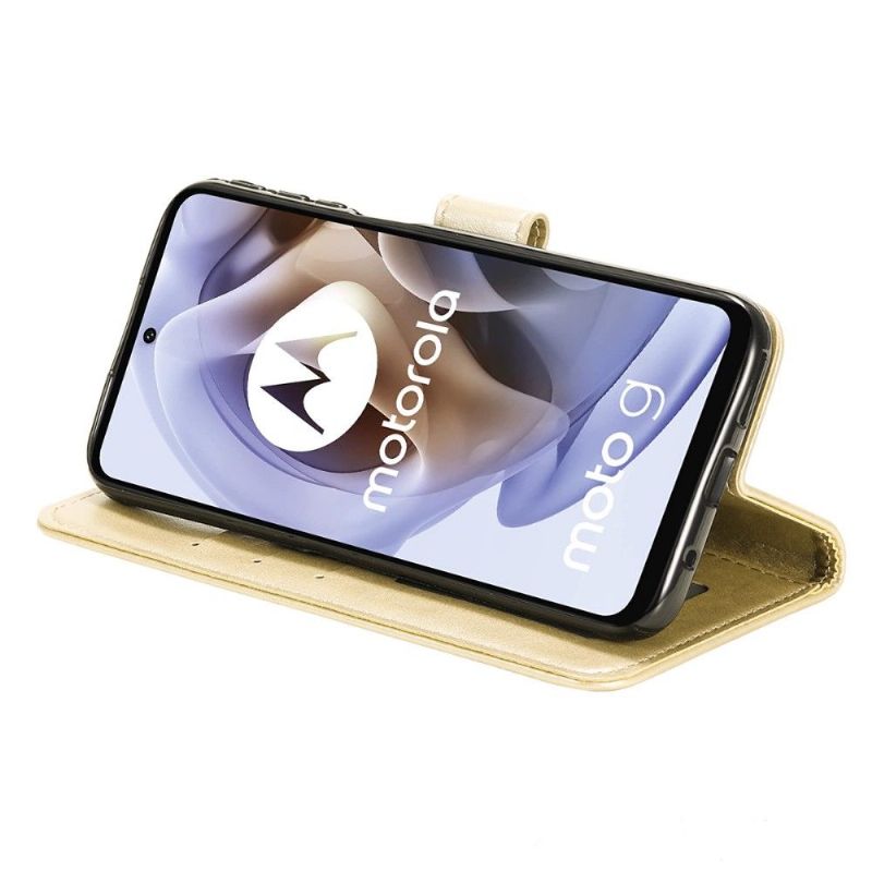 Flipové Pouzdro Na Motorola Moto G31 / Moto G41 Sluneční Mandala