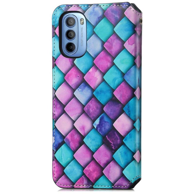 Flipové Pouzdro Na Motorola Moto G31 / Moto G41 Styl Barevného Měřítka