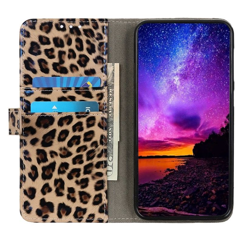 Flipové Pouzdro Na Motorola Moto G31 / Moto G41 Styl Leoparda Z Umělé Kůže