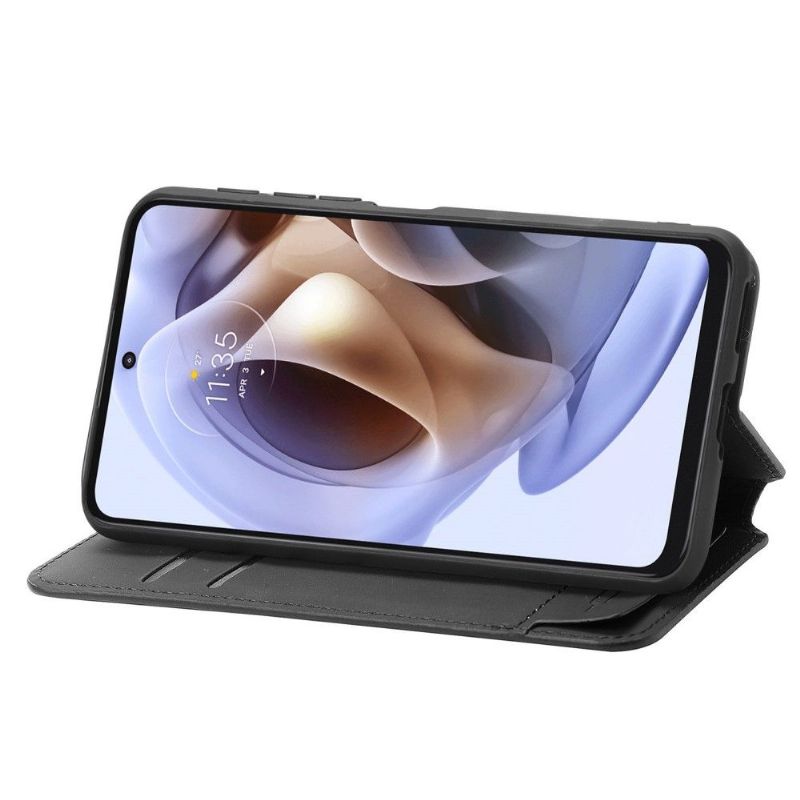 Kožené Pouzdro Na Motorola Moto G31 / Moto G41 Barevná Plástev
