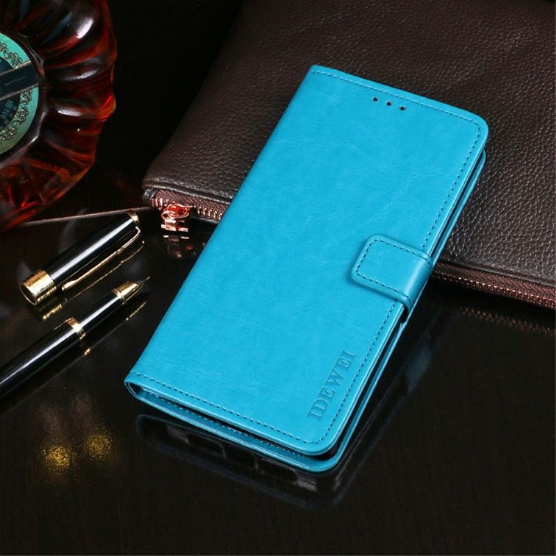 Kožené Pouzdro Na Motorola Moto G31 / Moto G41 Flipové Pouzdro Kožený Efekt Idewei Folio