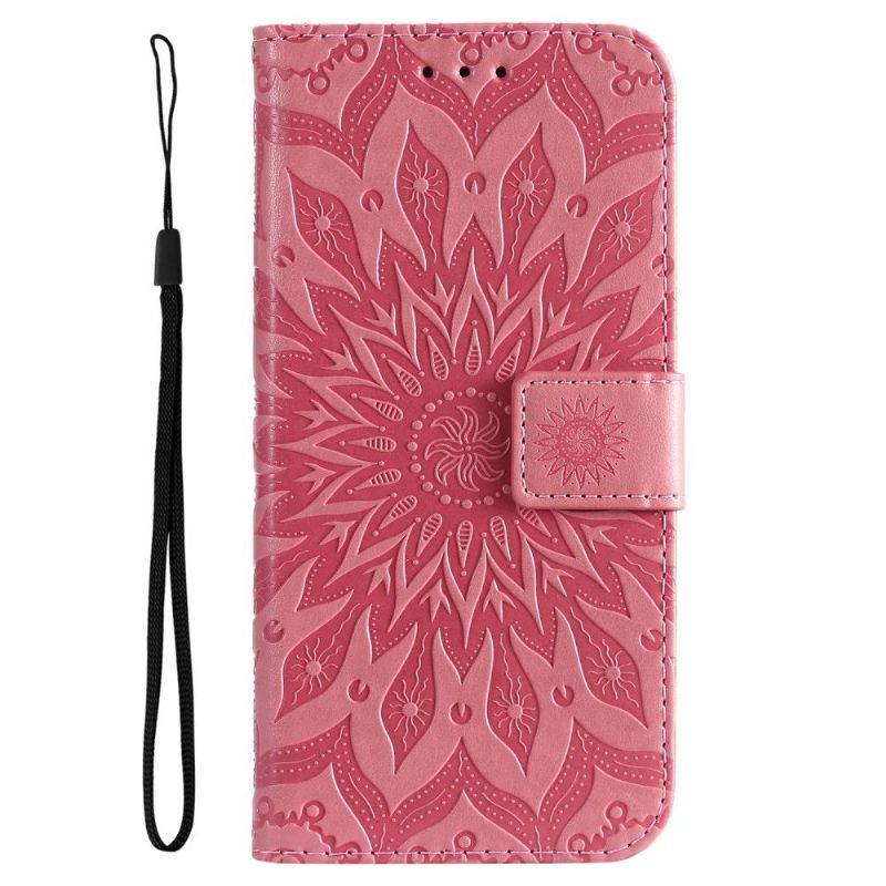 Kožené Pouzdro Na Motorola Moto G31 / Moto G41 Na Lana Slunečnice