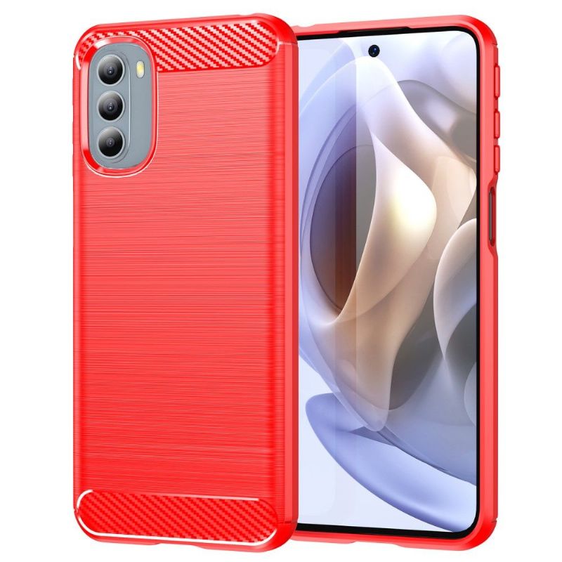 Kryt Na Motorola Moto G31 / Moto G41 Silikonový Kartáčovaný Efekt