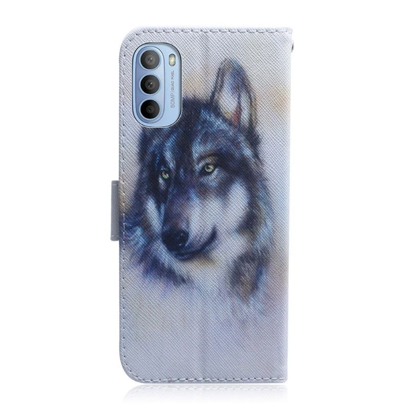 Pouzdra Na Motorola Moto G31 / Moto G41 Funkce Podpory Vlčích Vzorů