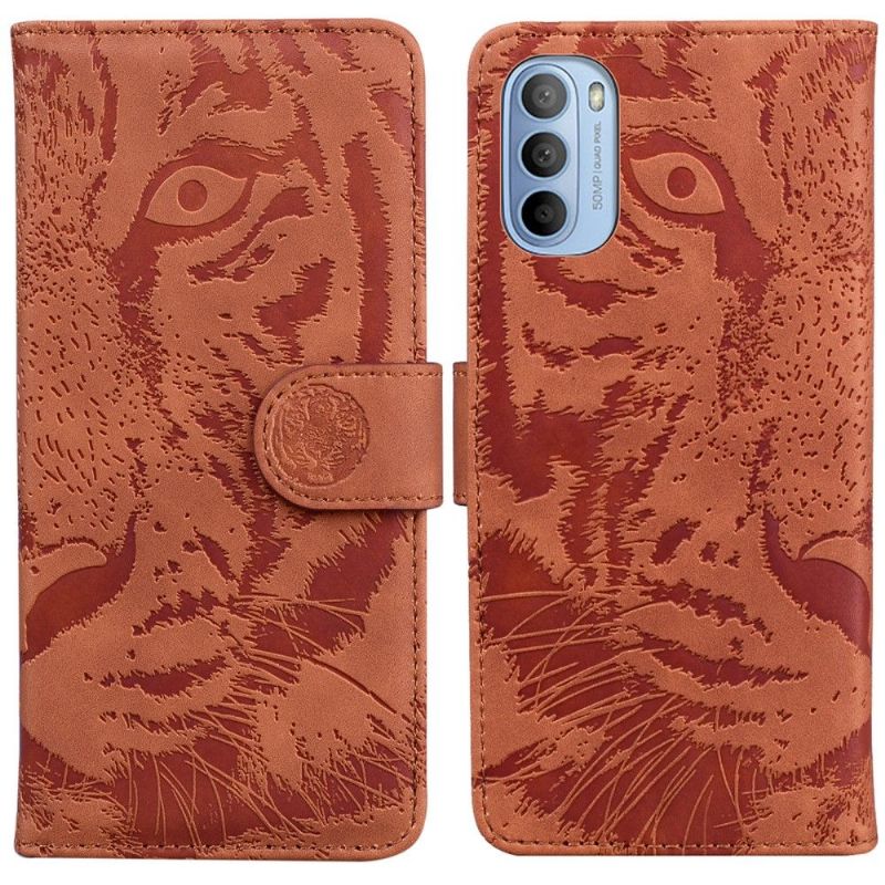Pouzdra Na Motorola Moto G31 / Moto G41 Reliéfní Tygr