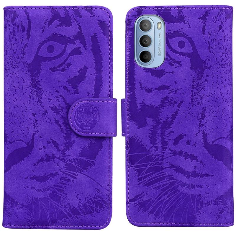 Pouzdra Na Motorola Moto G31 / Moto G41 Reliéfní Tygr