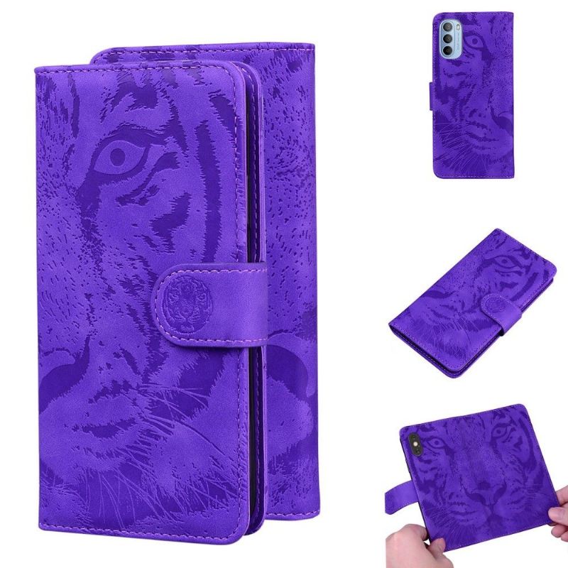 Pouzdra Na Motorola Moto G31 / Moto G41 Reliéfní Tygr